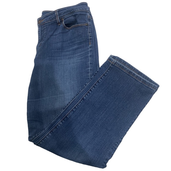 Ann Taylor Loft Curvy Straight Jeans - Picture 3 of 8